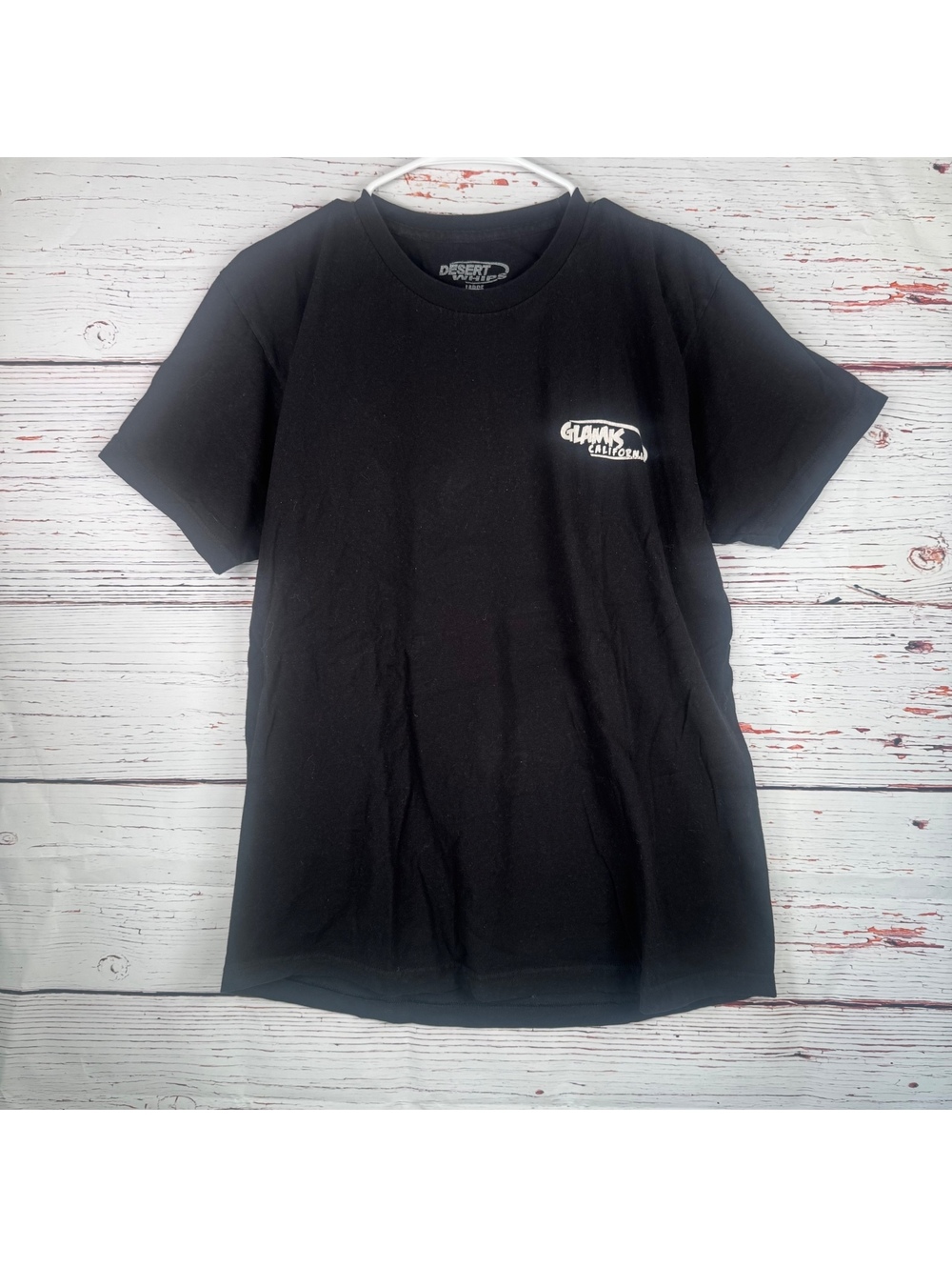 Desert Whips Black Graphic T-Shirt Large